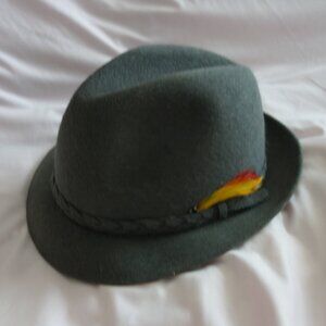 Biltmore Mustand Made in Canada Grey Hat with Feather
